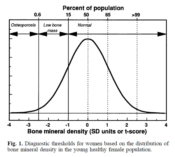 Bone Mineral Density Chart