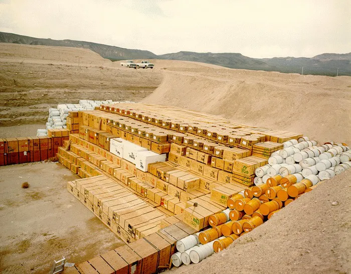 Source: <a href="https://commons.wikimedia.org/wiki/File:NTS_-_Low-level_radioactive_waste_storage_pit.jpg" class="plain" target="_blank" rel="noopener noreferrer">https://commons.wikimedia.org/wiki/File:NTS_-_Low-level_radioactive_waste_storage_pit.jpg</a>