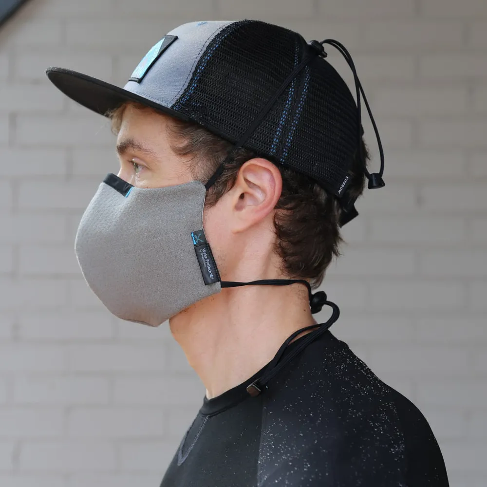 Reusable three-layer facemask
